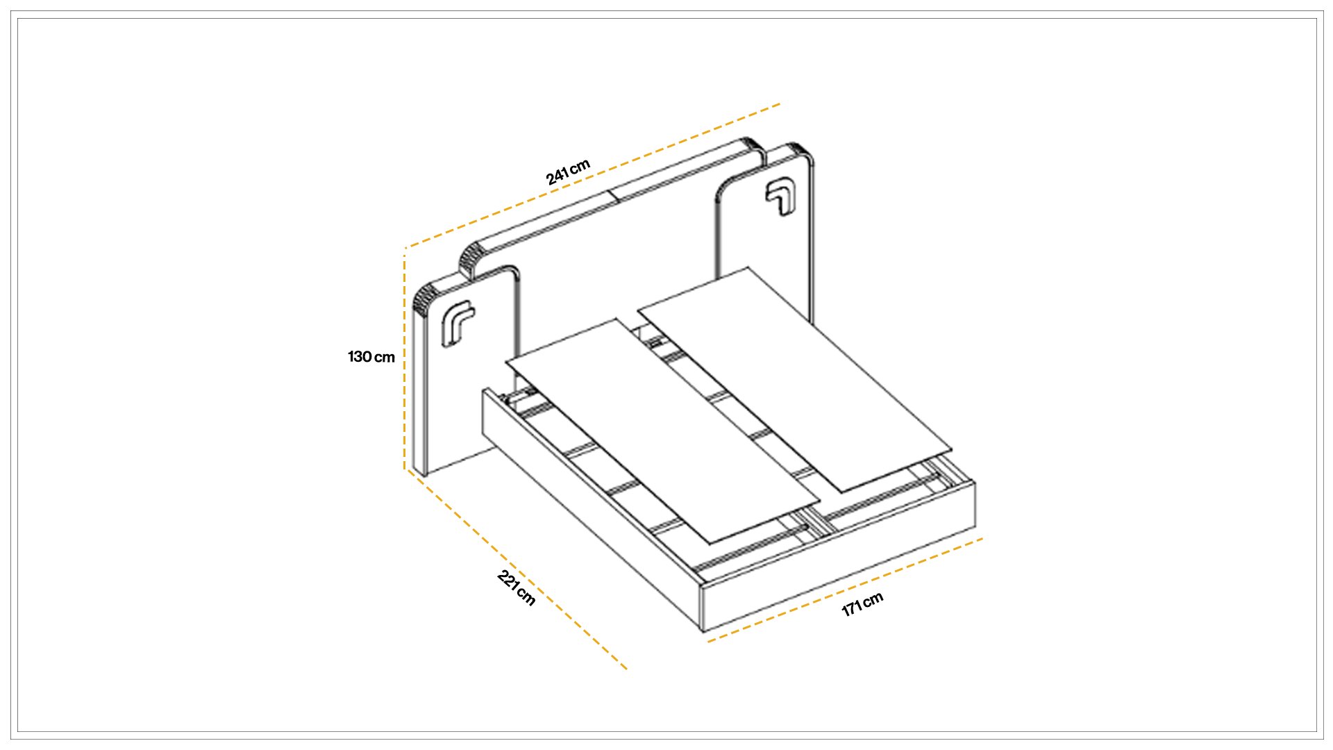 Zerre 160x200 cm Karyola