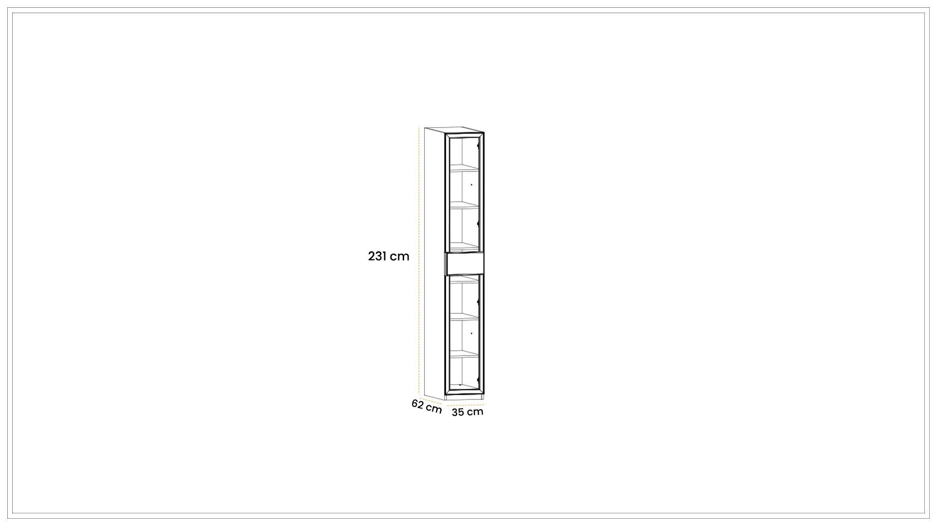 Cashmere 35 cm Wardrobe