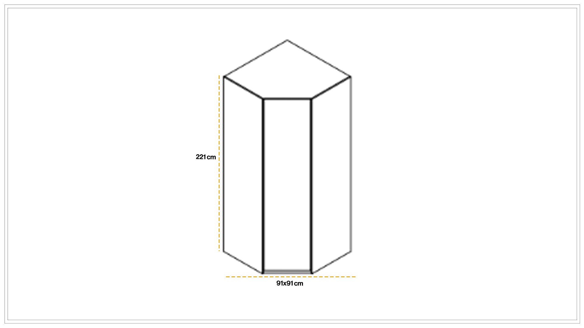 Teba Corner Wardrobe
