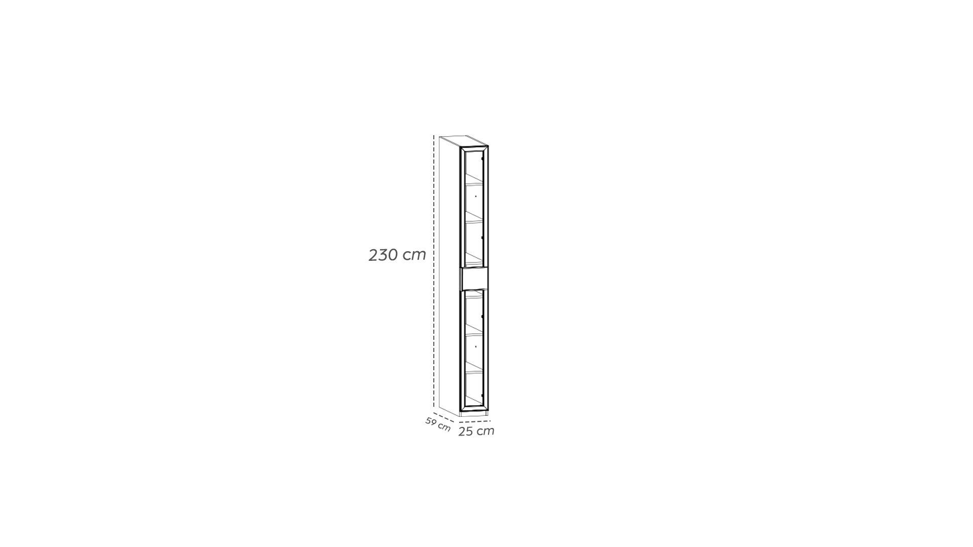 Armoire Pleine Lune 25cm