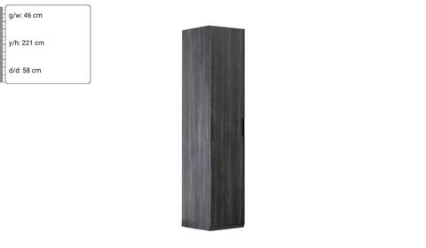 Adessa 45 cm Askılı Dolap Sol (Sunta Kapak)