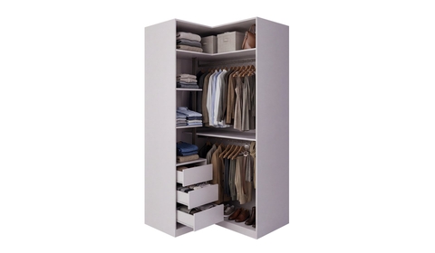 Zerre 2-Door Corner Cabinet