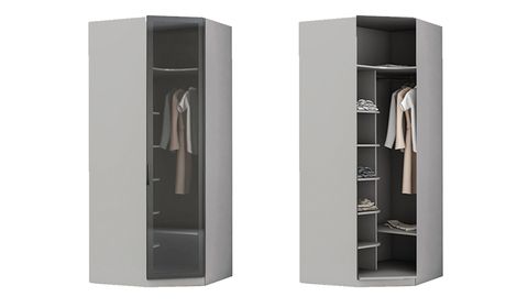 Defne Corner Wardrobe