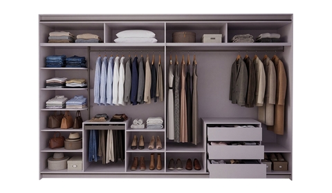 Zerre 300 cm Sliding Accordion Wardrobe