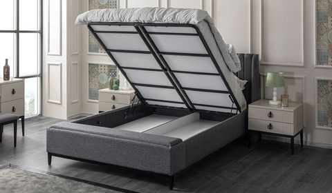 Defne 180cm Bedstead With Bench