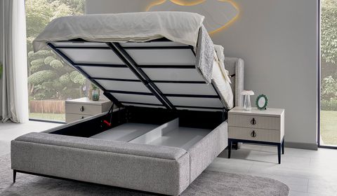 Defne 180 cm Premium Bençli Karyola