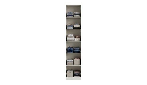 Teba 44 cm Shelved Cabinet with Glass Door