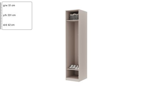 Dolunay 50 cm Askılıklı Dolap