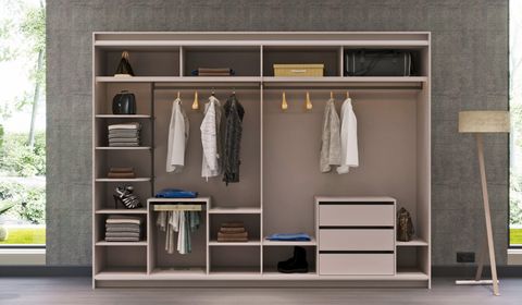 Dolunay 300 cm Sürgülü Akordiyon Dolap