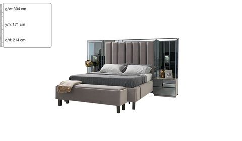 Oylat 160 cm Panolu Karyola