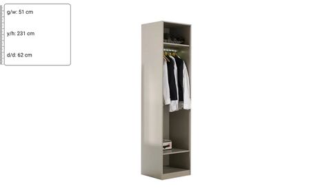 Oylat 50 cm Askılı Dolap Sol