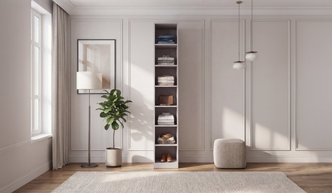 Шкаф для одежды «Полная Луна» 35 см