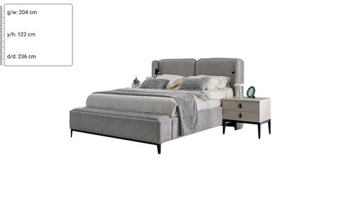 Defne 160 cm Premium Bençli Karyola