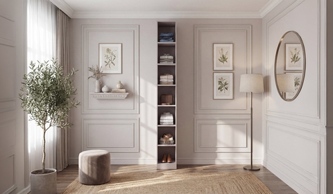 Шкаф для одежды «Полная Луна» 25 см