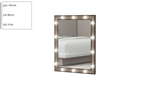 Kaşmir Hollywood Makyaj Aynası