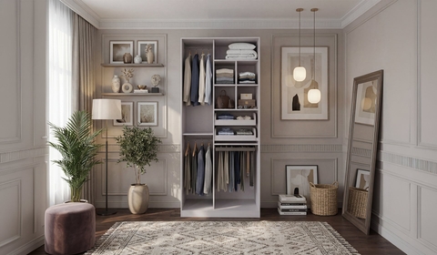 Dolunay 100 cm V2 Kazaklı Dolap