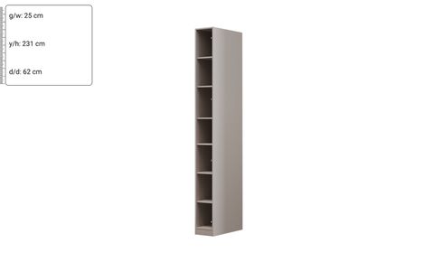 Kaschmir Kleiderschrank 25 cm