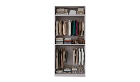 Zerre 100 cm V6 Double Hanger Wardrobe