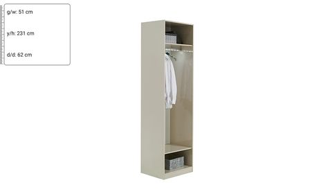 Kapadokya 50 cm Askılı Dolap Sol