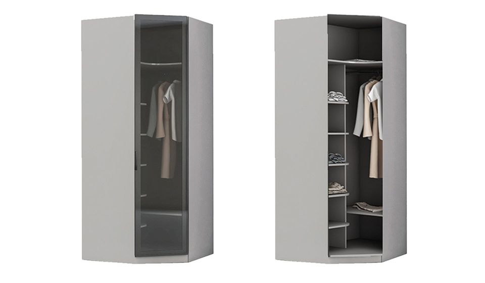 Defne Corner Wardrobe