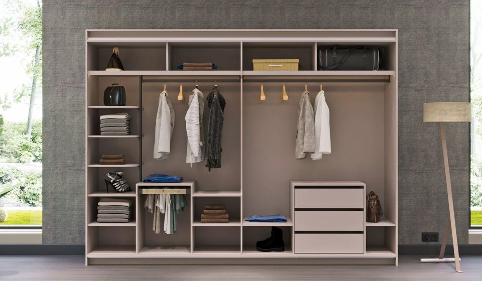 Dolunay 300 cm Sürgülü Akordiyon Dolap