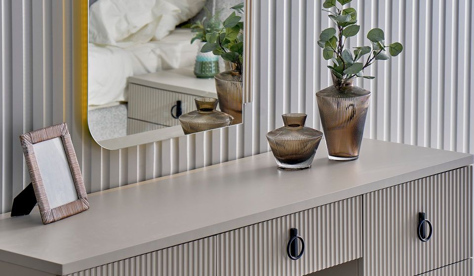 Defne Premium Dresser + Mirror