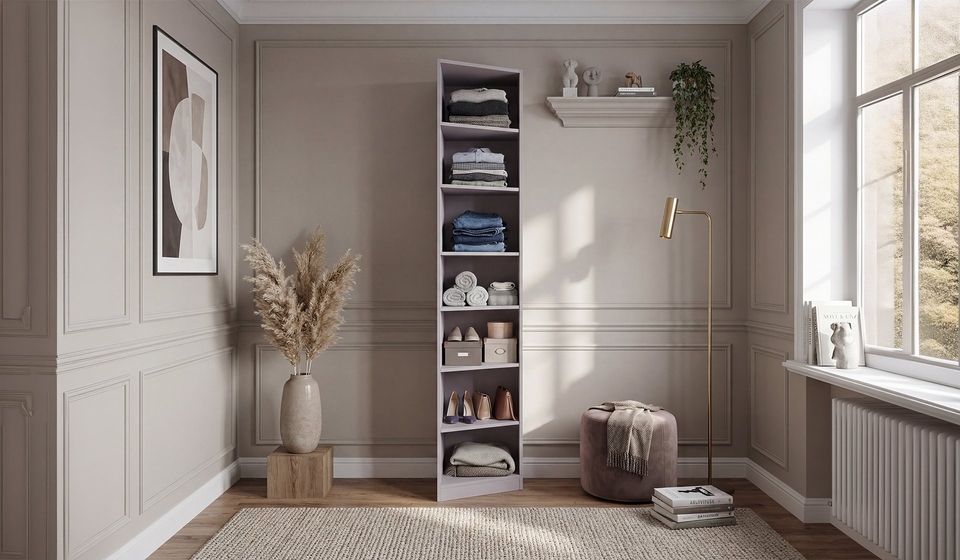 Armoire d’angle droite Dolunay 50 cm